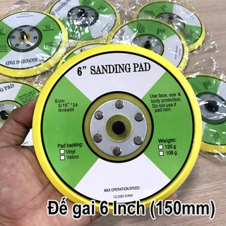 Đế chà nhám hơi tròn 5",6"(125mm, 150mm)