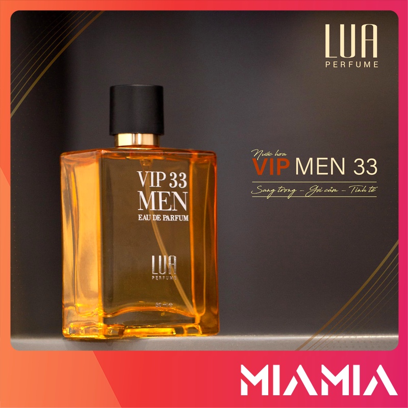 Nước Hoa Nam VIP 33 Men Lua Perfume Chính Hãng Mùi Hương Cuốn Hút Nam Tính