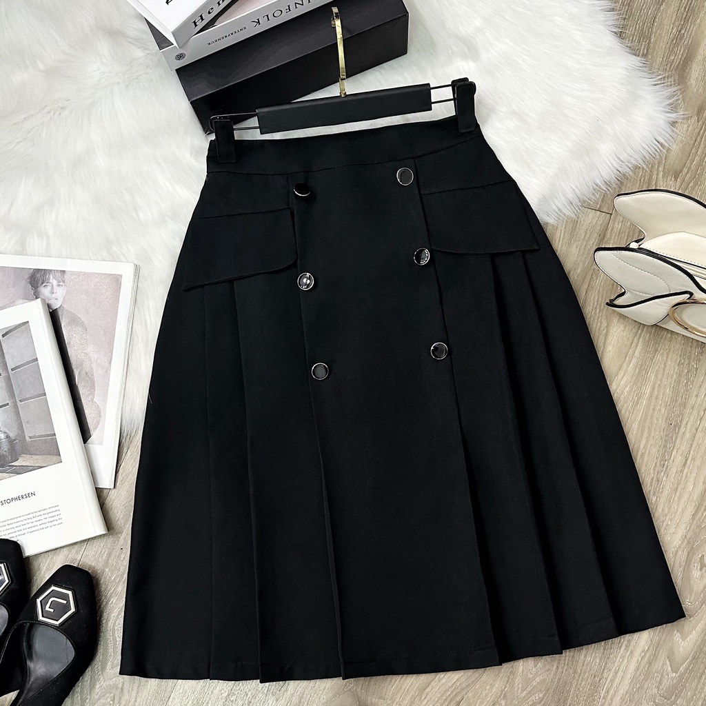 Chân Váy Xếp Ly Bigsize Đi Chơi Công Sở 55 -90kg