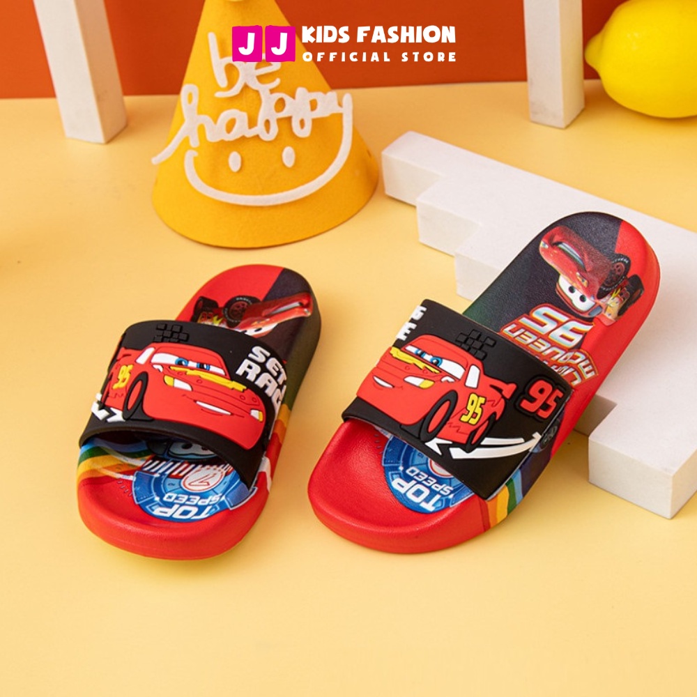 Dép cho bé, dép cao su hình hoạt hình Disney dễ thương cho bé trai chống trơn trượt chính hãng - JJ Kids Fashion