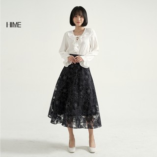 Áo cổ bèo đan dây hime h065