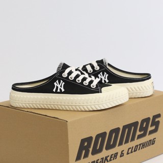 Giày thể thao sneaker ( MLB_10 ) - MLB MULE BLACK ( ĐEN ĐẠP GÓT )