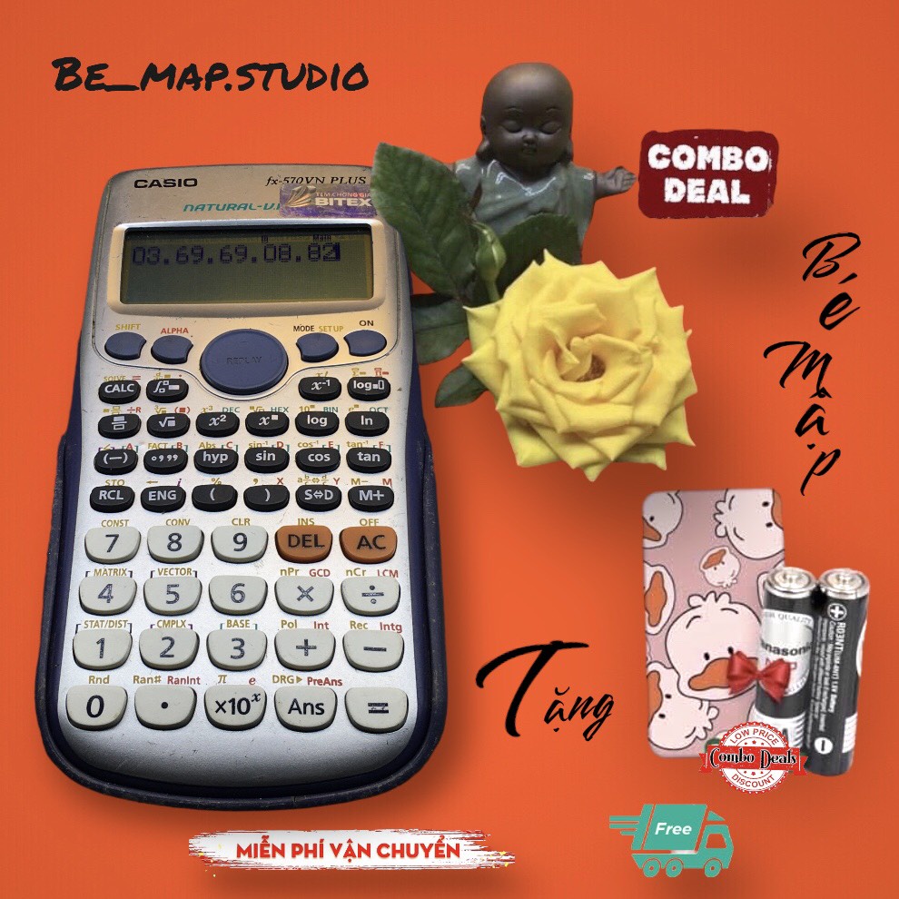 | Máy Tính Cầm Tay CASIO 570VN PLUS CŨ Chính Hãng.
