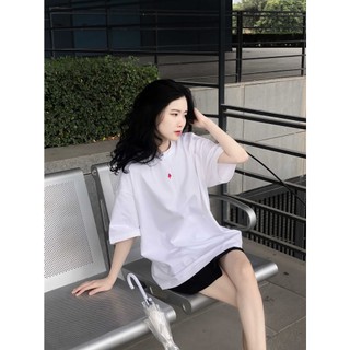Áo thun nữ logo RED/ WHITE/BLACK form rộng | JUDITH Tee | Secodee
