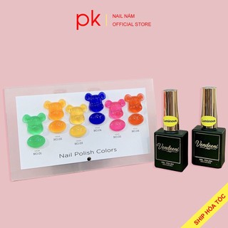 Sơn gel Neon dạ quang vendeeni phát sáng trong đêm chai 15ml