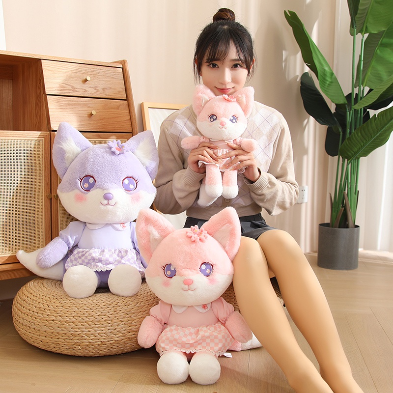 Công chúa cáo  Đồ chơi mềm  Búp bê fox dễ thương  Hoạt hình fox  Búp bê cáo mặc quần áo  Little fox fairy toy  Fox doll  Đồ chơi động vật  Quà tặng cô gái  Quà sinh nhật  Vật liệu mềm và thoải mái