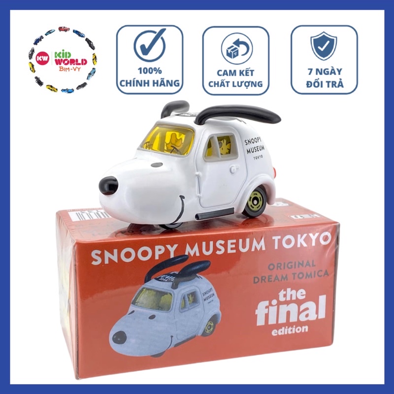 Xe mô hình Tomica Box Disney Snoopy Museum Tokyo. MS: 945.