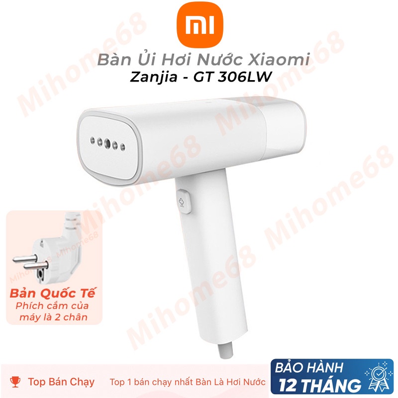 Bàn là hơi nước Xiaomi Mijia Zanjia ZJ GT-306LW bàn ủi hơi nước cầm tay nhỏ gọn công suất 1200W là phẳng các loại vải