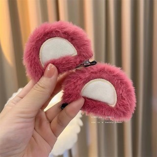 Băng đô cài tóc hình gấu dâu, bờm tóc gấu dâu