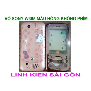 Vỏ sony w395 màu hồng không phím
