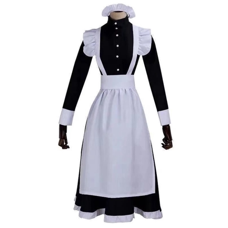 Maid dài cosplay dành cho nam nữ.