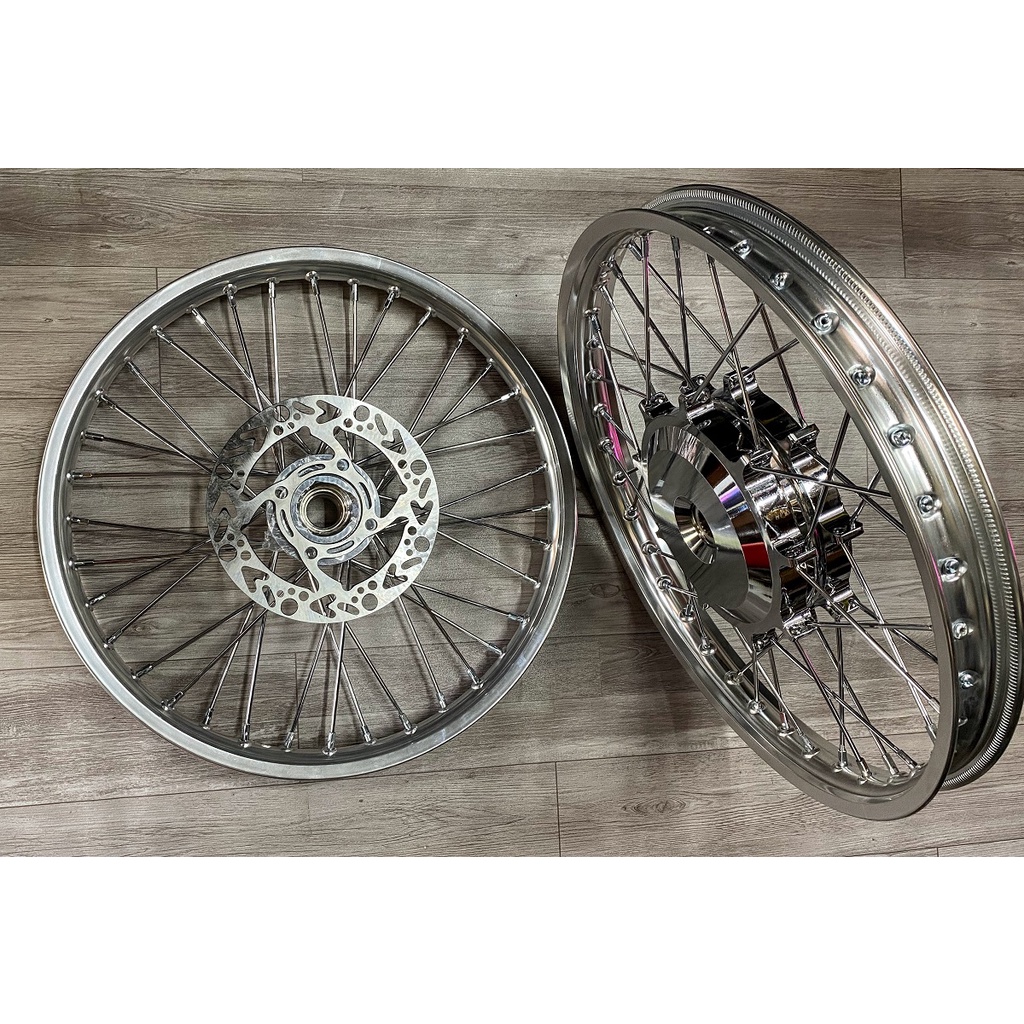 Bộ bánh tăm vành 17 inh dùng lên kiểng cho xe tay ga Air Blade / Vision / Vario 125-150cc