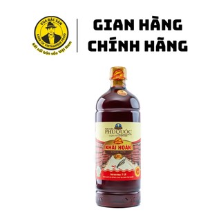 Nước mắm phú quốc khải hoàn chai nhựa 1 lít 40 độ đạm
