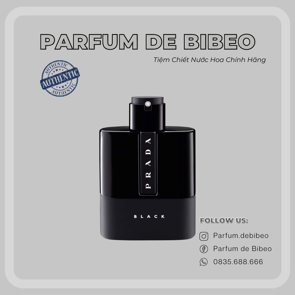 Parfum de Bibeo - Nước hoa thử Prada Black Luna Rossa EDP