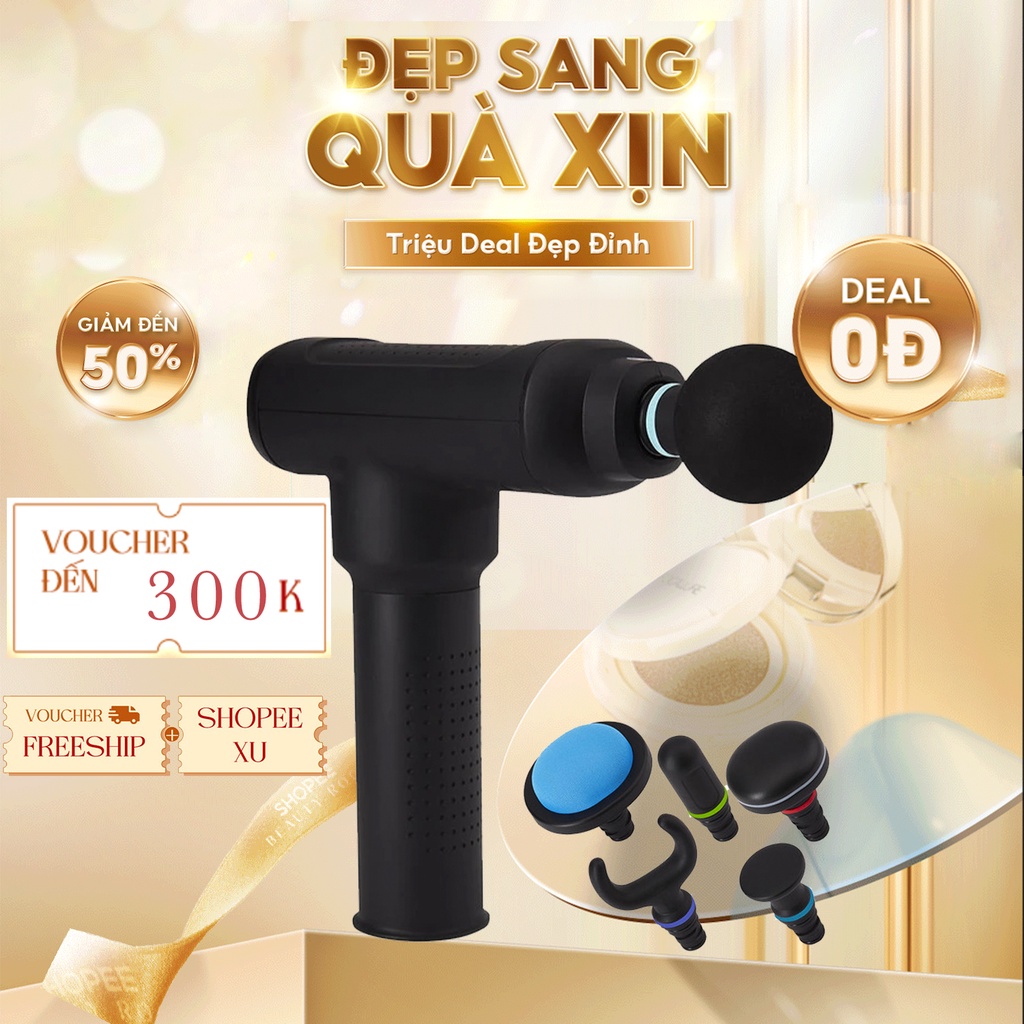 Súng massage cầm tay trị liệu 2 đầu nóng&lạnh Homedics HHP-810 HTBeauty massage toàn thân, phục hôi cơ sau tập luyện