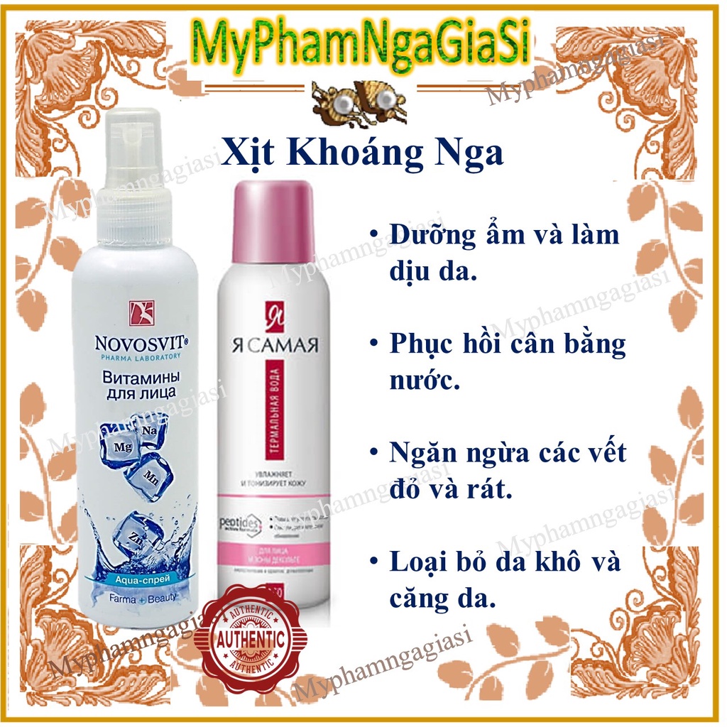 Xịt Khoáng Novosvit _ xịt khoáng tôi là nhất
