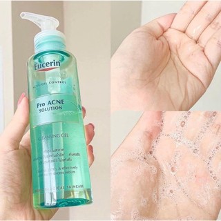 [NHẬP KHẨU CHÍNH HÃNG] Sữa rửa mặt cho da dầu mụn Eucerin Pro ACNE Solution Cleansing Gel 200ml