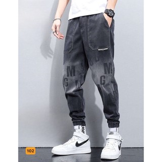 Quần jean jogger nam màu đen trơn không rách chất bò cao cấp co dãn 4 chiều quần rin nam đẹp LOZATA NL72