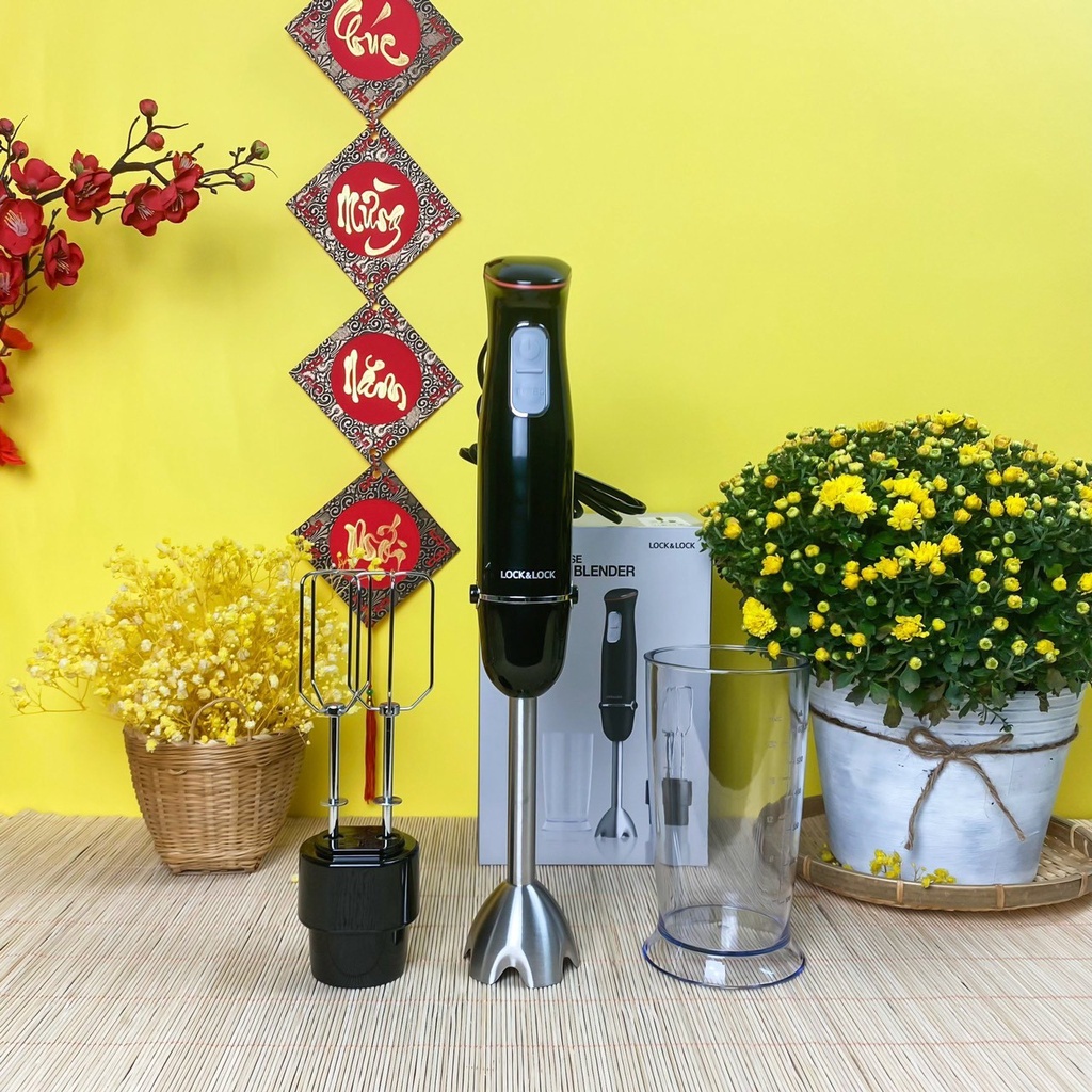 MÁY XAY CẦM TAY ĐA NĂNG  EJM516BLK LOCK&LOCK - HÀNG CHÍNH HÃNG