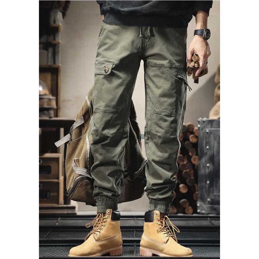 Quần Jogger Cargo Túi Hộp Cao Cấp Chuẩn Hàng Xuất