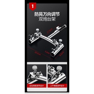 Pass Gác cần đôi Inox 304
