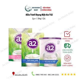 Date 12/2023 Sữa bột A2 nguyên kem/tách kem 1kg Úc hàng Air