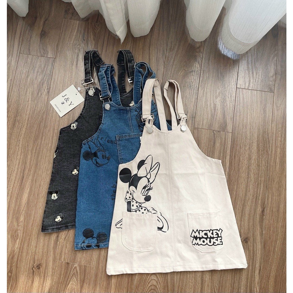 Yếm mickey có đủ 3 màu cho bé gái từ 9-25kg