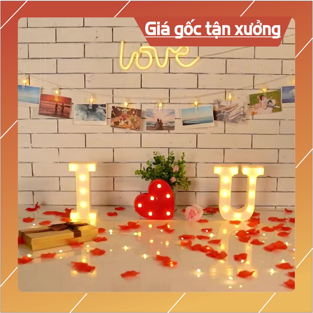 ĐÈN LED, ĐÈN CHỮ, ĐÈN CHỮ LOVE, ĐÈN HAPPY BIRHTDAY, MARRY ME, TRÁI TIM