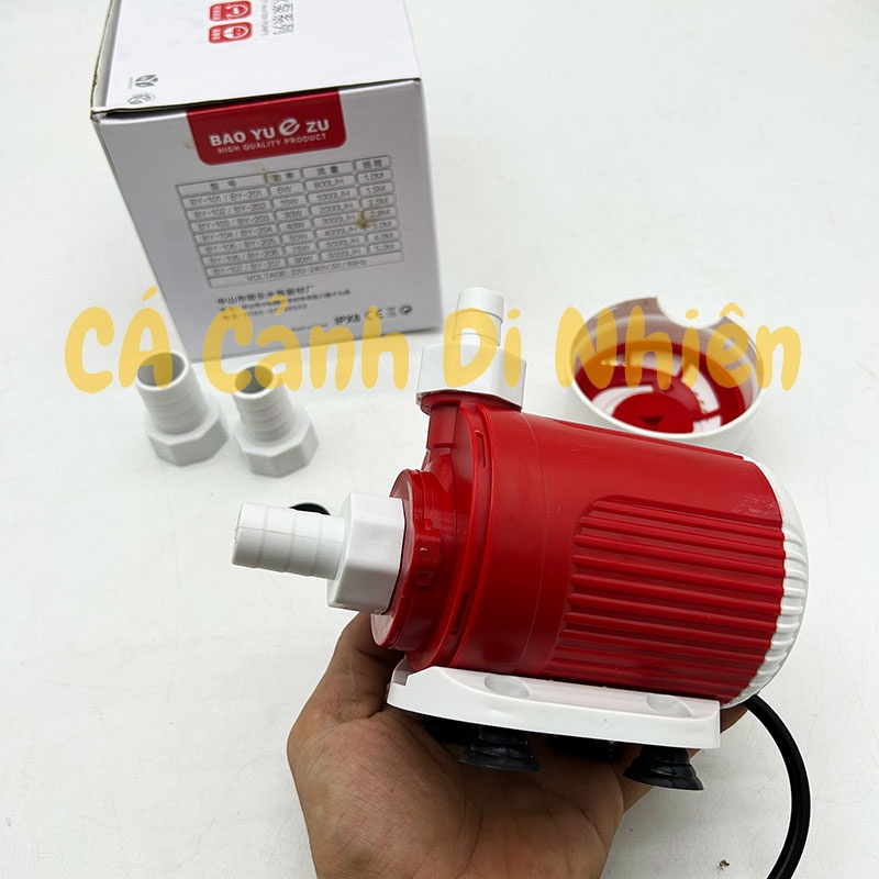 Máy bơm nước Baoyu 40W BY-104 bơm lọc nước cho hồ bể cá cảnh trục sứ