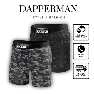 Quần Legging ngắn hoạ tiết CAMO dành cho nam tập gym DAPPERMAN