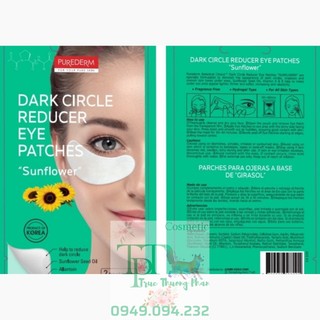 [Chính Hãng] Mặt Nạ Giảm Thâm Quầng Mắt Hoa Hướng Dương Purederm