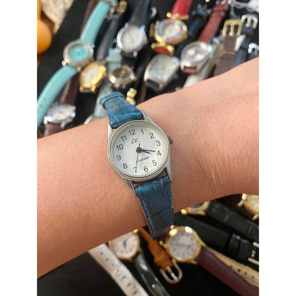 Đồng hồ nữ dây da size mini cho nữ tay nhỏ, vừa, hàng bãi Nhật cái nào cũng xinh xinh