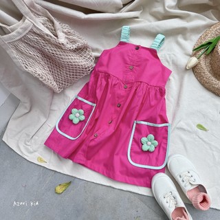 Váy 2 dây - Hồng sen ZUNkids