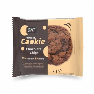 Thanh bánh protein QNT cookie vị chocolate tăng cơ giảm mỡ tập gym bánh protein QNT - 60g BFitness