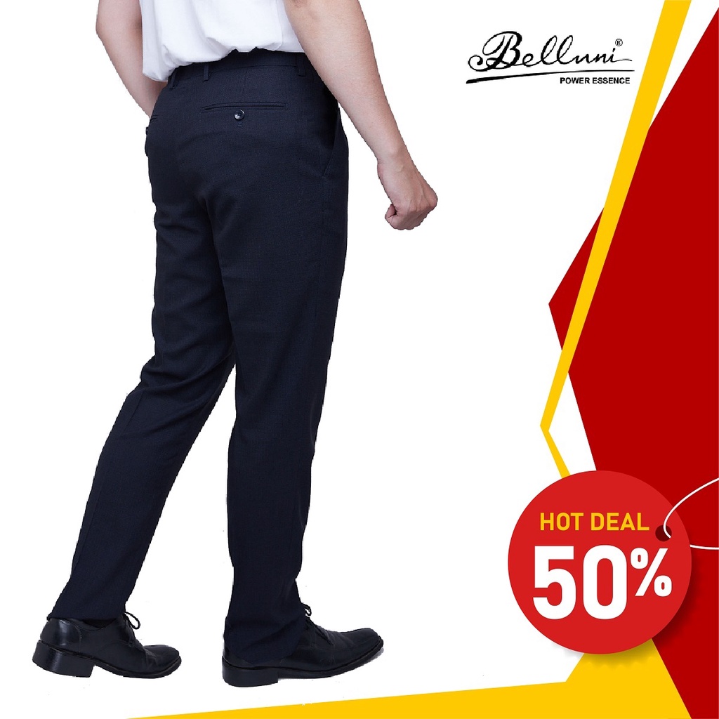Quần tây nam công sở hàng hiệu cao cấp BELLUNI - QT1.PRS.BE.74.BL1