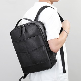 Ba lô nam da bò thật; balo da bò nam nữ bp405lea - 100% da bò thật, bh 3 năm
