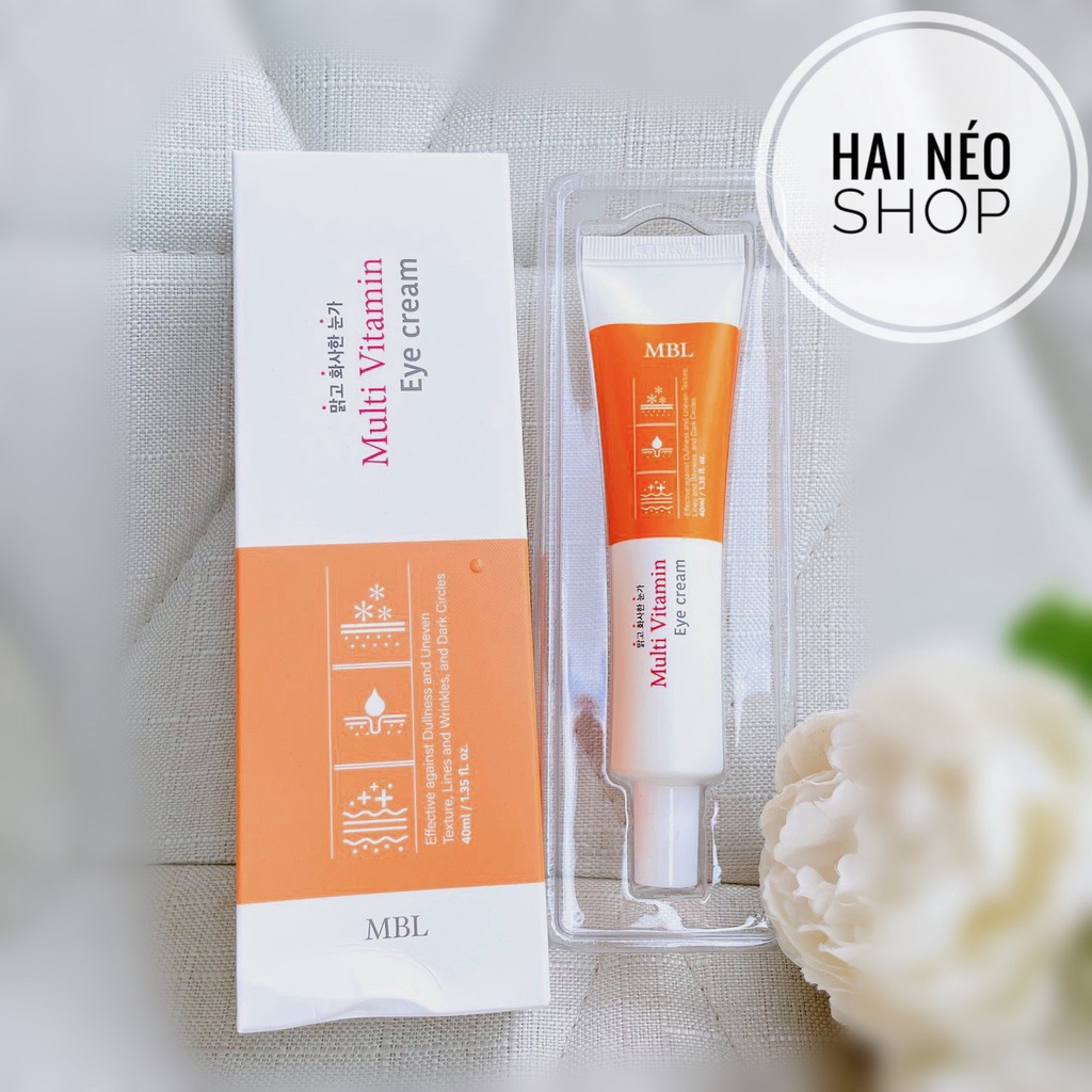 Kem mắt chứa Collagen & tổ hợp 12 loại Vitamin nâng cơ, tái tạo vùng da chùn nhão, nếp nhăn MBL 40ml