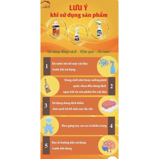 Siêu tẩy dầu mỡ DR.C