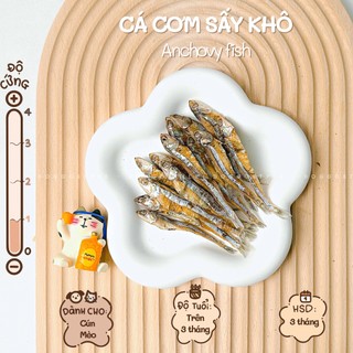 Cá Cơm Sấy Khô Cho Chó Mèo Cún Nhỏ Cung Cấp Protein Omega 3 Giúp Mượt Lông DOGGOSTYLE Homemade - Thức Ăn Vặt Thú Cưng