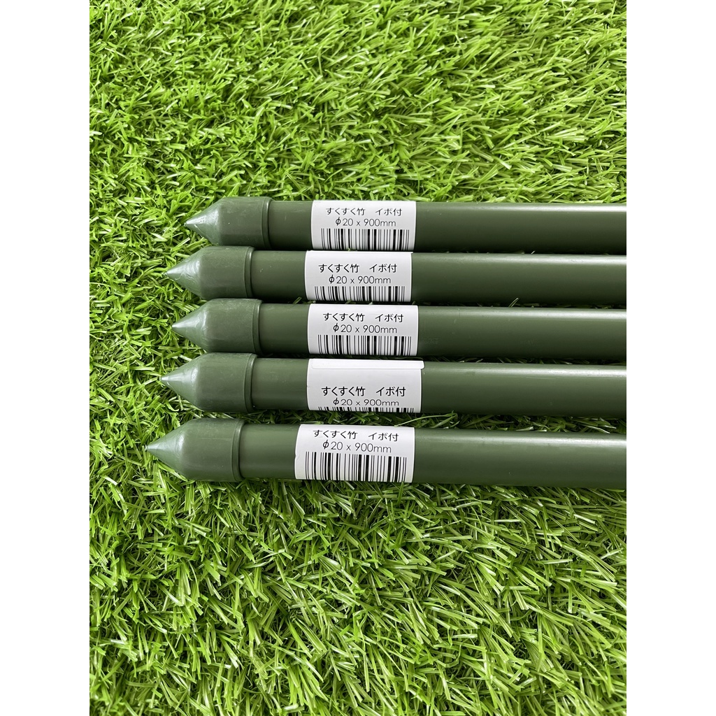 Set 5 ống thép bọc nhựa Daim phi 20 ( đủ các size ống) của Nhật chuyên dùng cắm chống đỡ cho cây trồng