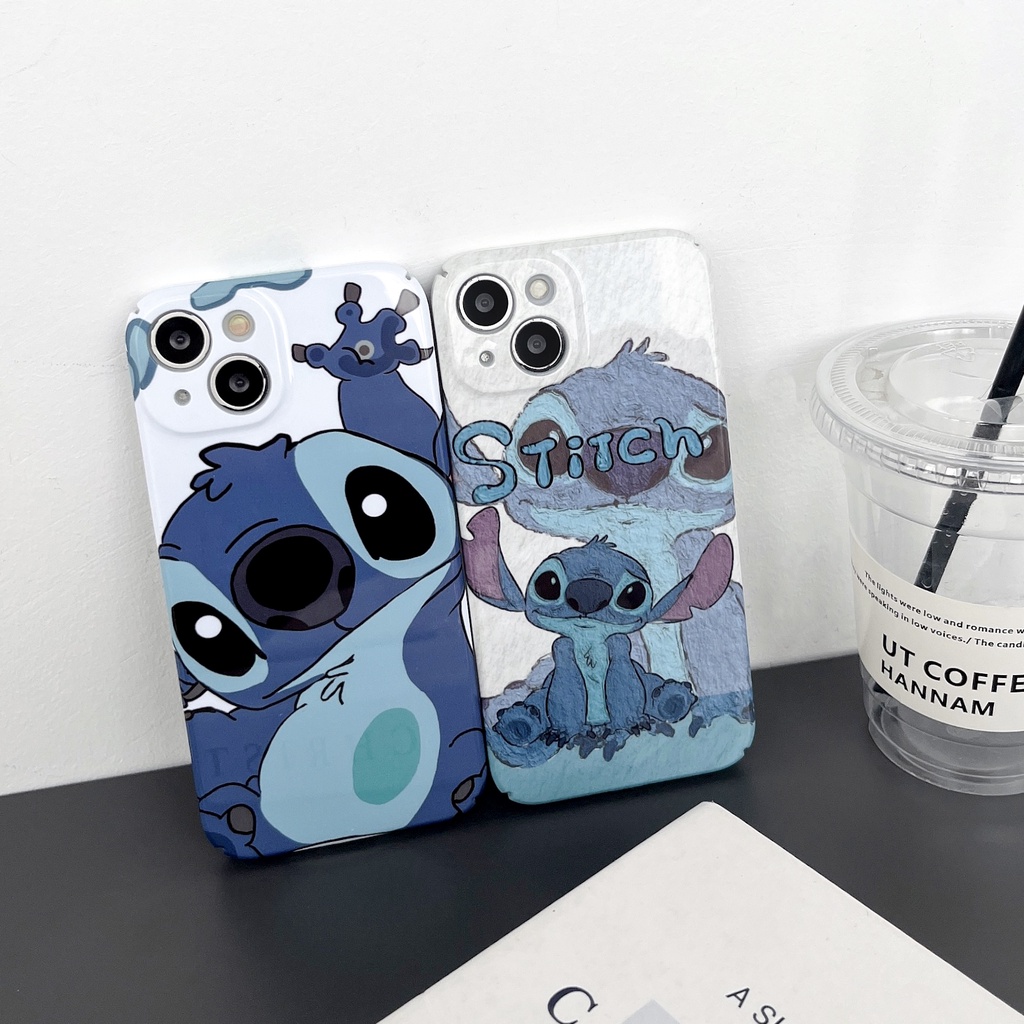Ốp Điện Thoại Chống Sốc In Hình Stitch Hoạt Hình Cho iPhone 14Promax 14 13Promax 13 12 11 X