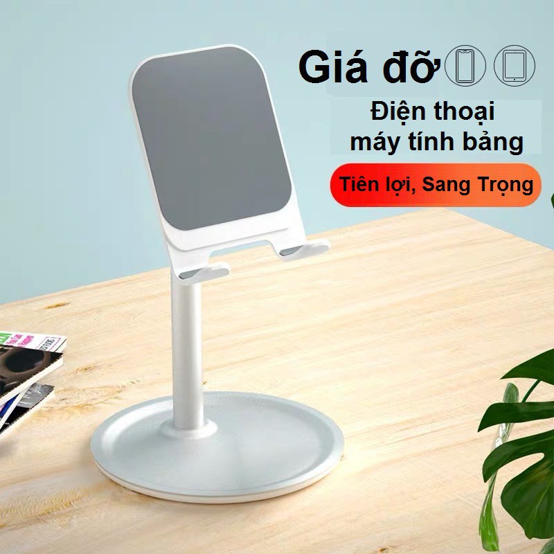 Giá đỡ điện thoại - máy tính bảng GĐ01 chất liệu kim loại chống rỉ sét chắc chắn có thể chỉnh hướng tuỳ ý người dùng