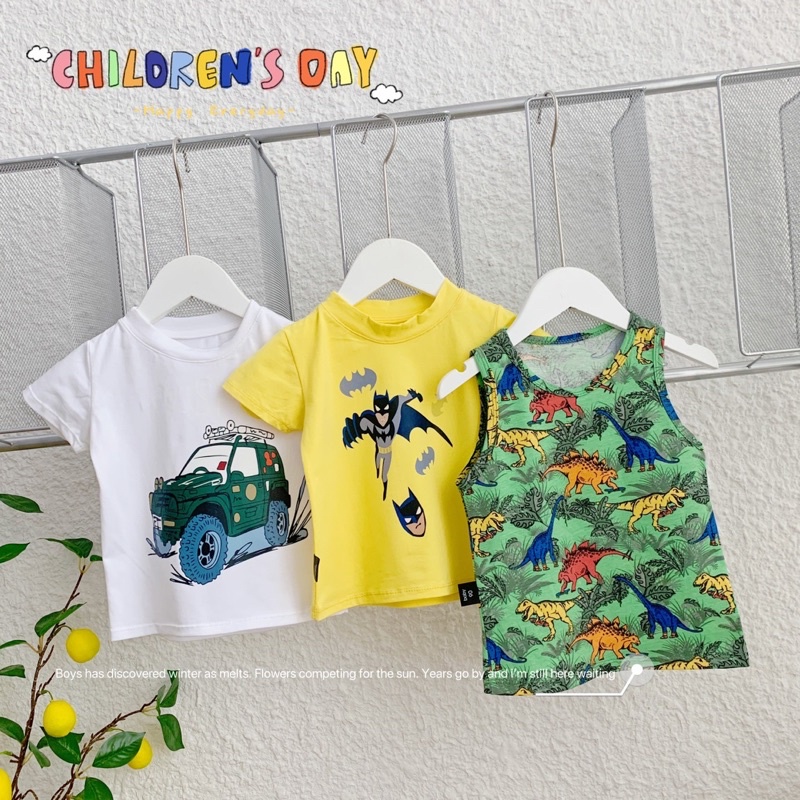 Set 3 áo cotton cho bé