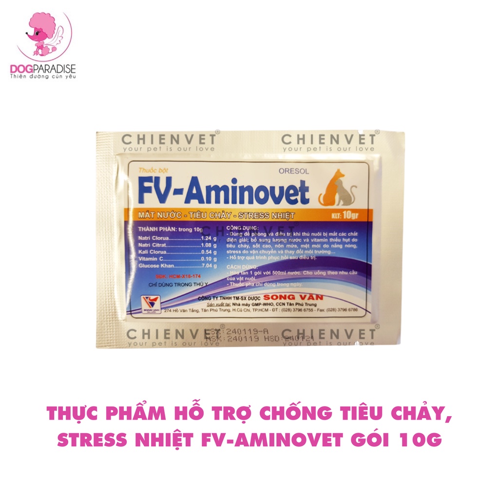 Thực Phẩm Hỗ Trợ Tiêu Hóa FV-Charvet Cho Chó Hỗ Trợ Các Vấn Đề Về Đường Ruột, Tiêu Hóa