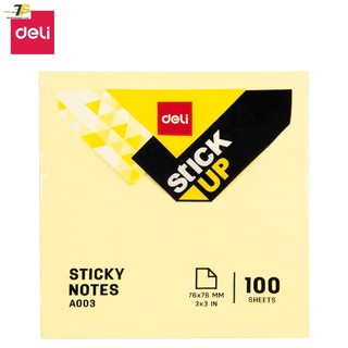 2 xấp giấy note, giấy ghi chú 3''×3'' , deli ea00353