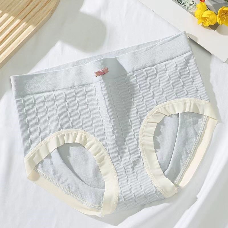 .Quần lót nữ cotton Gân Tăm  Cạp Vừa thông hơi co giãn 4 chiều 2229