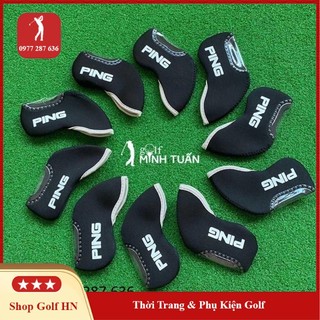 Cover gậy golf bọc đầu gậy sắt bảo vệ bộ gậy chống va đập trầy xước CT005