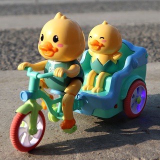 Đồ chơi xe đạp vịt có nhạc, đèn - Đồ chơi thông minh - Baby Chill