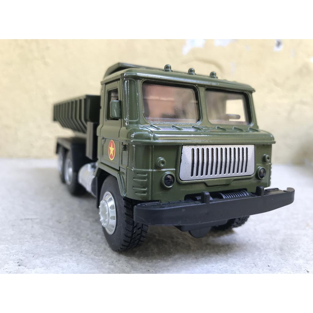 Mô hình xe Quân đội Gaz 66 tải ben 1:36