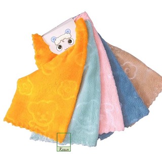 Set 5 khăn mặt lông cừu siêu thấm hút 30x30cm - khăn lau đa năng